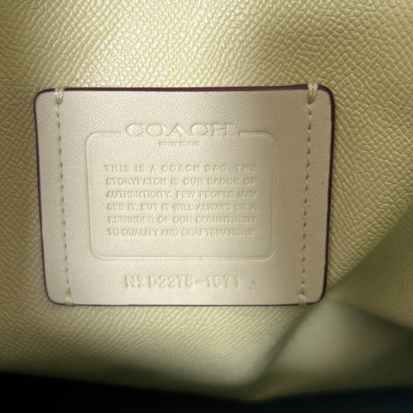 Authentic Coach Tote Denim Blue - Picture 4 of 6